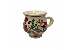 Cănuță ceramică mare albă
